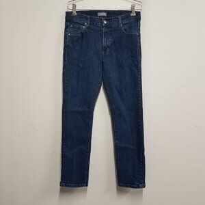 Ash & Erie Jeans Mens 29x27 Dark Wash Slim Straight Fit Denim